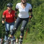 Der asphaltierte Rundkurs rund um die Ködeltalsperre ist ein Paradies für Sportler und Naturfreunde