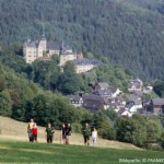 Wanderung auf dem Burgenweg im Frankenwald