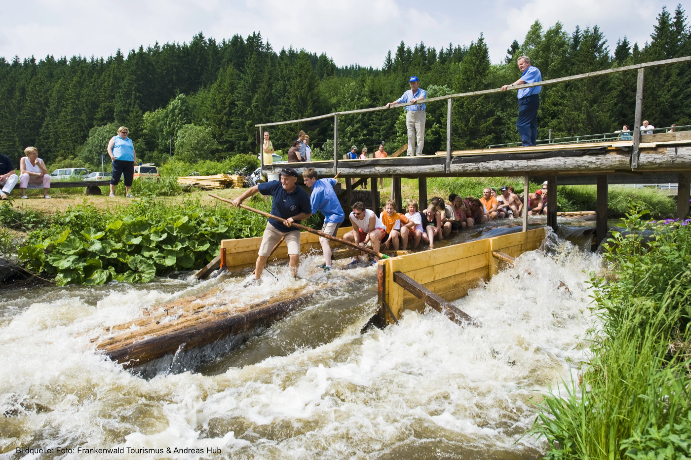 Frankenwald-Flossfahrt-Wilde-Rodach